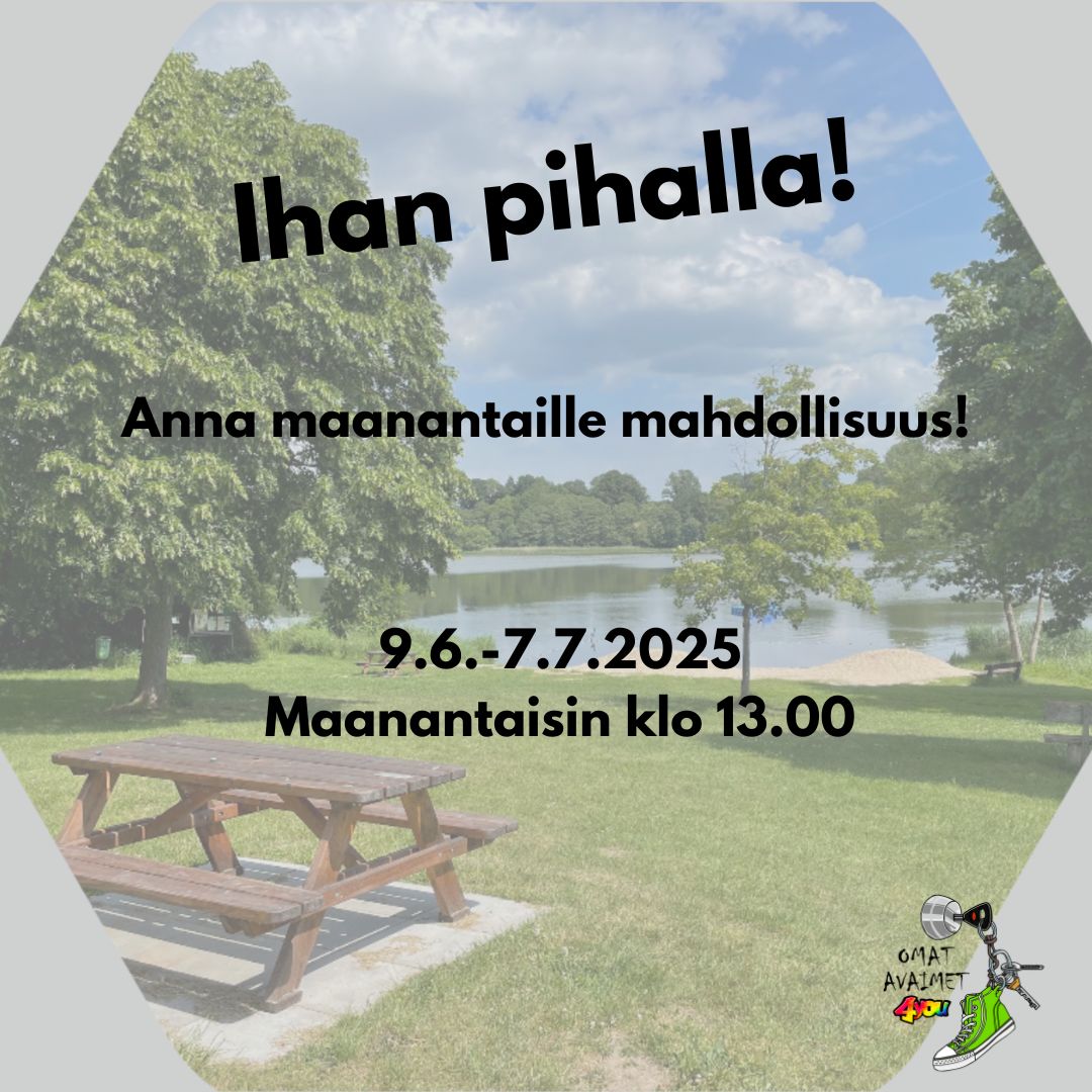 Mainoskuva Ihan pihalla ryhmästä.